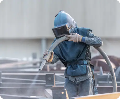 sandblasting